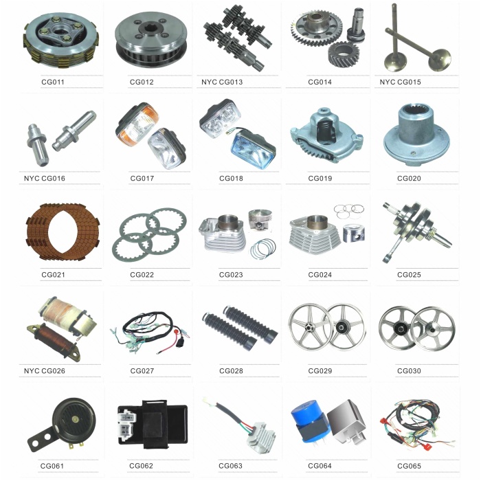 CG125 125cc 150cc 175cc 200cc motorcycle parts